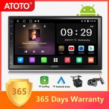 ATOTO 7 pollici 2Din Lettore multimediale per auto Android Schermo Carplay wireless Android Auto Bluetooth Radio Doppio 2 Din Car Stereo A5L