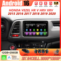Android 16 For Honda Vezel HR V HRV XRV 2015 2016 2017 2018 2019 2020 Car Radio Multimedia Stereo Player GPS Navigation Carplay