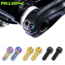 RISIKO 2 teile/schachtel M6x18 Hohl Mountain Road Fahrrad Kettenblatt Kurbel Arm Befestigungs Schrauben Disc Bremssattel Feste Schrauben Titan