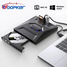 Woopker externes DVD-Laufwerk b21 usb 3,0 Typ-c 3-in-1-Multifunktionsbrenner Disc-Laufwerk rw optisches Laufwerk Mac OS Fenster XP/7/8/10