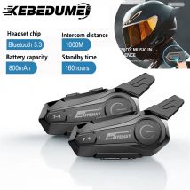 X1 Plus motocykl Bluetooth 1000M domofon zestaw słuchawkowy do kasku dla 2 zawodników Intercomunicador Moto wodoodporne słuchawki domofonowe