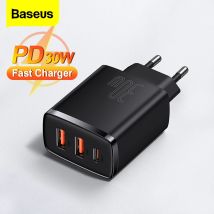 Caricatore USB Type C Baseus 30W per iPhone 13 12 Pro Max Quick Charge 3.0 USB C PD ricarica rapida