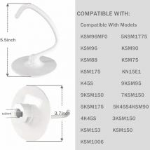 KitchenAid Coated Dough Hook, Compatible with K45dh KitchenAid Stand Mixers KSM90, K45SS, KSM110, KSM150 and KSM75 for 4.5-Quar