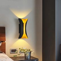 Innen Schlafzimmer Dekoration Wand Lampe Kunststoff Material Up Down Spot Wandleuchte Lichter LED Hotel Korridor Gang Lüster Nur Für Innen
