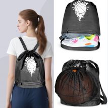 Basketball-Rucksäcke, leicht, nass, trocken, Trennung, Schuhaufbewahrung, Oxford-Stoff, Sportrucksack, verstellbarer Riemen, Wochenend-Reisetasche