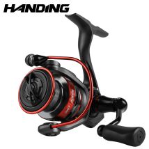 HANDING Elite Spinnrolle, maximale Zugkraft, 6 kg, Übersetzungsverhältnis 5,2:1, leichte Angelrolle, langsame Abstiegspule, gerade Linienverlegungsrollen