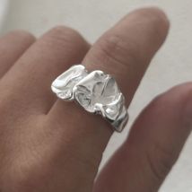 Ringe aus 925er-Sterlingsilber für Damen und Herren, Paare, minimalistisch, handgefertigt, einfacher Bump-Ring, Party-Schmuck, Geschenk, verhindert Allergien
