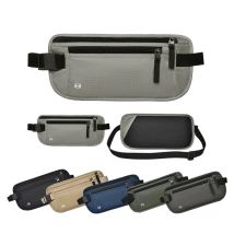 Reise-Hüfttasche, Geldgürtel, schlanker Reisepasshalter, RFID-blockierender, unsichtbarer Reisebeutel, schützt Bargeld, Kreditkarten, Reisedokumente