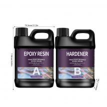 500/1000ml 1:1 ab Epoxidharz kleber schnell trocknender Kleber transparenter Epoxid kleber Härter DIY Schimmel Schmuck herstellung liefert