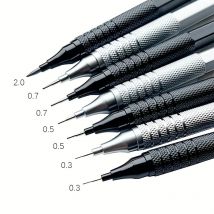 0,3/0,5/0,7/0,9/2,0 mm Druckbleistift, niedriger Schwerpunkt, Metallzeichnung, spezieller Bleistift, Büro, Schreiben, Kunstbedarf für die Schule