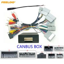 FEELDO Auto 16pin Audio Kabelbaum Mit Canbus Box Für Honda Civic CRV Brise Aftermarket Stereo Installation Draht Adapter