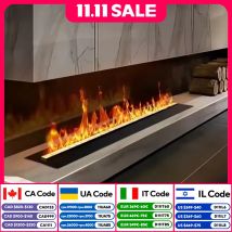 Smart Steam LED Flame TV Stand camino decorativo 5 anni di garanzia silenzioso automatico acqua 3D vapore acqueo camino elettrico Simulazione 3D del camino di potenza termica soggiorno camino