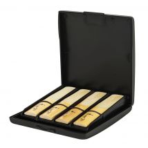 Caja de cañas para saxofón, clarinete, Oboe, 8 rejillas, caja de almacenamiento ABS, resistente al agua, resistente al desgaste, Universal