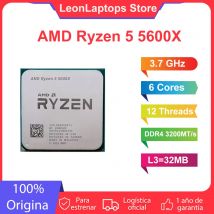 AMD Ryzen 5 5600X procesor 3.7GHz 6-Core 12-Thread Zen 3 DDR4 3200MHz ‌ 32MB 7NM TDP 65W gniazdo AM4 Desktop CPU ale bez wentylatora