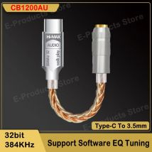 HiFi DAC Typ C zu 3,5mm Audio Decoder AMP Adapter USB C Kopfhörer Verstärker CB1200AU Chip Soundkarte Digital decoder Für Android