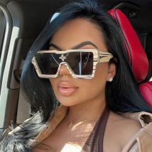 Luxus Quadrat Sonnenbrille Frauen Mode Übergroßen Gradienten Sonnenbrille Weibliche Marke Designer Hohe Qualität Brillen Shades Oculos