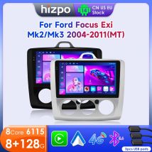 Hizpo 9" 2 Din Car Radio for Focus Exi MT 2 3 MK2/MK3 Multimedia Player Android 14 GPS Navigation Head Unit Stereo 4G+WiFi BT