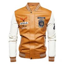 Männer Moto Leder Jacken Slim Fit PU Leder Mäntel Hohe Qualität Männer Jacken Und Mäntel Neue Mode Männer Herbst Leder jacken 4XL