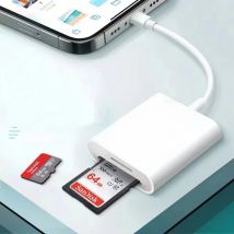 Czytnik kart Lightning na SD do adaptera pamięci flash SD/TF Adapter karty pamięci do pamięci flash IPhone IPad