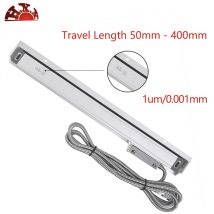 HXX Hochpräzise schlanke lineare Skala 1 μm 5 V TTL 50 100 150 200 250 300 350 400 mm 20 x 29 mm DRO