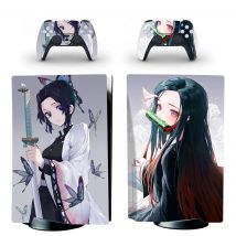 Neue Anime Kamado Nezuko PS5 Disc Haut Aufkleber Aufkleber Abdeckung für Konsole Controller PS5 Standard Disk Haut Aufkleber Vinyl