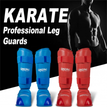 WKF-zugelassener Kniewärmer, Schienbeinschoner, Karate-Schienbeinschoner, Beinschutz für Erwachsene, Kinder, Männer, Frauen, Taekwondo-Schutz