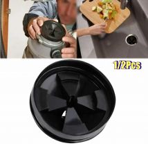 1/2 Stück 86 mm Spritzschutz für Müllentsorgung, leiser Gummi-Abflusseinsatz für Müllentsorgung, Spülbecken-Spritzschutz QCB-AM-Ersatz