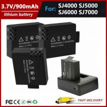 3,7 V 900 mAh wiederaufladbarer Kamera-Akku für SJCAM SJ4000 WiFi SJ5000 WiFi SJ6000 SJ7000 WIFi M10 SJ5000x Sport Action Kamera DV