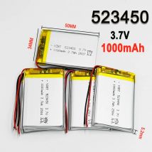 523450 1000 mAh 3,7 V 523450 Polymer Lithium-Akku Li-Ion Akku Ersetzen Für GPS Bluetooth Lautsprecher 1-12 stücke