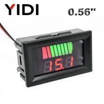 0,56'' LCD Digital Voltmeter 12V 24V 72V 84V Batterie Kapazität Anzeige Blei Säure Power Auto motorrad Spannung Tester Detektor