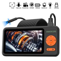 5'' IPS Bildschirm Endoskop Kamera HD1080P Single Dual Triple HD1920P 5,0 MP Autofokus Objektiv USB Rohr Inspektion Endoskop nehmen Foto