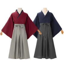 Anime Rurouni Kenshin Himura Kenshin Cosplay Adult Unisex Costume Samurai Uniform Kendo Kimono Full Set Accessories Outfits