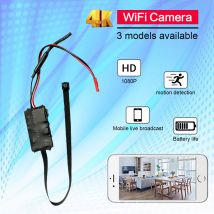 4K DIY Wireless WiFi 2.0MP-Kamera unterstützt Smartphone-App, um Live-Übertragungen aus der Ferne anzusehen. IPC-Monitor in 1080P-Qualität. 3 Modelle verfügbar