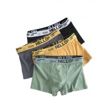 4 pezzi biancheria intima da uomo boxer da uomo mutande sexy comode e traspiranti moda ragazzi mutandine intimo boxer da uomo