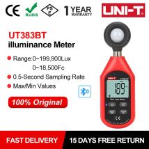 UNI-T UT383BT Mini Licht Meter Bluetooth Digitale Luxmeter Lux FC Umwelt Prüfgeräte Handheld Illuminometer