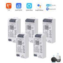 Smart Home RGB-LED-Controller, für Tuya LED-Streifen-Controller, WLAN-Schalter für DC12–24 V CCT RGBW LED-Band Bluetooth-Steuerdimmer