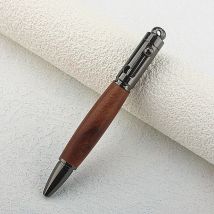 Hochwertiger Kugelschreiber aus Holz, Metall, Holz, 0,7 mm Spitze, Schreibtinte, Stift, Schule, Bürobedarf, Geschenkstifte