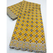 African Lace Fabric High Quality Lace Swiss Voile Lace In Switzerland Cotton Lace Fabric For Wedding Party Dress 5 Yards TY4730