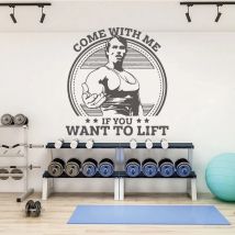 Bodybuilding Fitness Athlete Arnold Vinyl Wall Stickers Workout Muscle Gym Fitness Club Inspirational Shop Posters Wallpaper 15