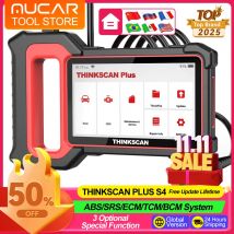 Escáner Thinkscan Plus S7 S4 Obd2, sistema ABS/SRS/ECM/TCM/BCM con 3 reinicio, escáner Diagnost OBD2, herramientas de diagnóstico automotriz 2024