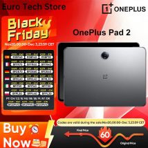 OnePlus Pad 2 Snapdragon 8 Gen 3 16GB+512GB Pamięć 12.1'' Ekran 144Hz 67W SUPERVOOC Aparat 13MP System Operacyjny 14.1 Tablet Android 2024