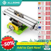 ALLSOME MINIQ BG6350 multifunzione morsa per trapano tavolo di lavoro Mini fresatrice di precisione piano di lavoro HT2747