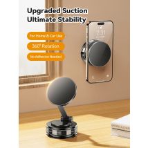 Supporto per telefono sottovuoto in lega YZ Supporto per cruscotto per auto con aspirazione a 360° Supporto per telefono universale per accessori per auto da cucina per palestra per auto