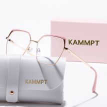 Kammpt Vintage quadratische Brille Frauen neue Mode Metall rand optische Rahmen trend ige Luxusmarke blaues Licht blockierende Brillen