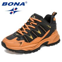 BONA neue Herren-Schnürsneaker im klassischen Stil zum Joggen und Gehen im Freien, bequeme und atmungsaktive Herrenschuhe