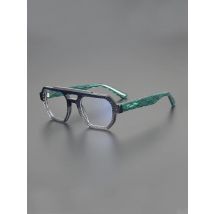 Nische quadratischen Rahmen Retro Brille Rahmen literarische Männer Mode Doppels trahl Hipster cool dicken Rahmen optische Brille