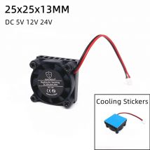 2507 25MM 25x25x13MM Ventola di raffreddamento per ventola Raspberry Pi con dissipatore di calore DC 5V 12V 24V m.2 Ventola SSD con 2pin