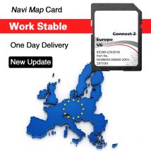 Scheda SD Sat Nav Connect 2 V6 2021 2022 Nota Juke Leaf Micra E-NV200 Mappa UK EU per scheda da strada per auto Nissan