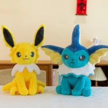 45/80cm Vaporeon Pokemon Jolteon grandi giocattoli di peluche bambola Aquali ornamento carino farcito Plushie cuscino Pokemon regalo per i bambini