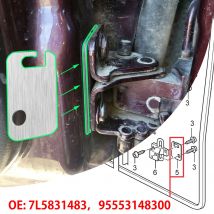 Auto schlaffe Tür Scharnier Ausrichtung Waschmaschine Platte Für VW Audi A4 A6 Skoda Octavia Sitz Golf Jetta Touareg Mk1 Shim Pad Reparatur kit